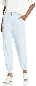 GUESS Women's Bowie Straight Leg Cargo Chino Pant GUESS