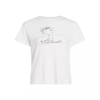 Классическая футболка Ski Snoopy Re/Done