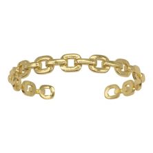 Adornia 14k Gold Plated Chain Link Cuff Bracelet ADORNIA