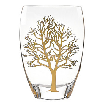 Золотая ваза с деревом жизни Badash Crystal