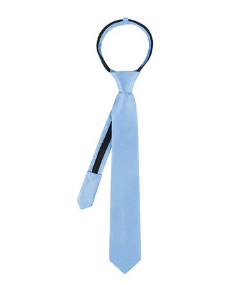 Текстурированный однотонный галстук с застежкой-молнией для мальчиков Tommy Hilfiger