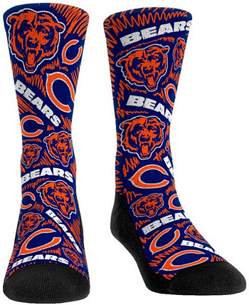 Женские носки с логотипом Chicago Bears с несколькими круглыми вырезами Rock 'Em