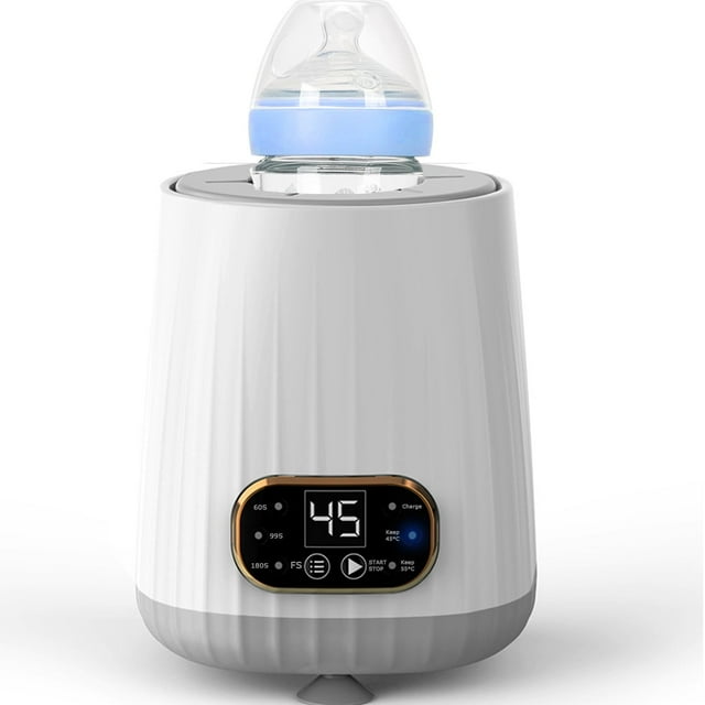 Morfone Waterless Bottle Warmer with Shake Function - Safer for Baby, Wash Free, 2 Temp Settings, Surrounding Hot Air Heating Breastmilk Evenly to Ideal Temp - Baby Bottle Warmer for Safe Heating Morfone