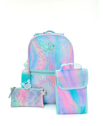 Girl's Sequined Tie Dye Backpack Set InMocean