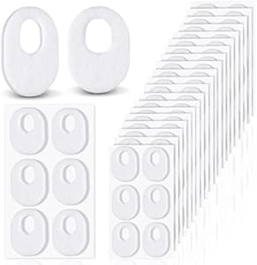 WILLBOND 30 Pcs Callus Pads Soft Felt Callus Oval Shape Corn Pads for Bottom of Foot Adhesive Foot Corn Pads for Men and Women Feet Toes Heel Pain Relief, White WILLBOND