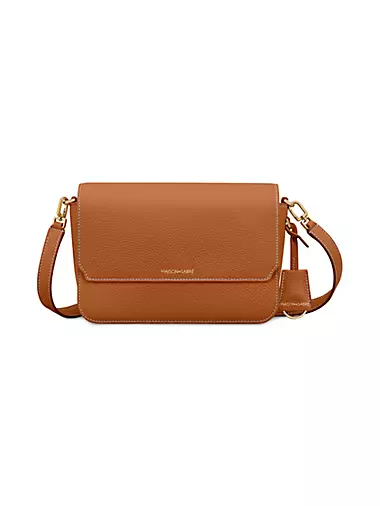 Medium Leather Flap Bag Maison de Sabre