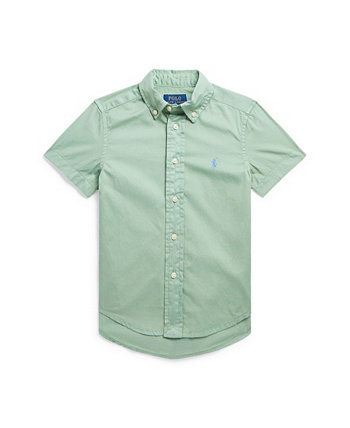 Little and Toddler Boys Cotton Twill Short-Sleeve Shirt Ralph Lauren
