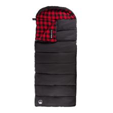 Wakeman Outdoors 32° F Rated XL 3-Season Конвертный спальный мешок с сумкой для переноски и капюшоном Wakeman Outdoors