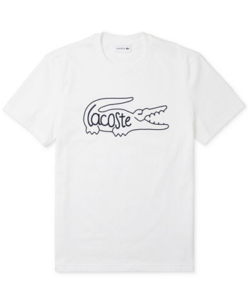 Мужская хлопковая футболка Lacoste с логотипом Lacoste