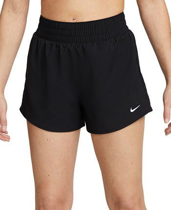 Женские шорты One Dri-FIT с высокой талией (3 дюйма) и короткой подкладкой Nike