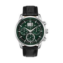 Мужские кожаные часы с хронографом Bulova - 96B310 Bulova