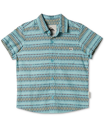 Toddler & Little Boys Vibrations Button-Up Cotton Shirt Quiksilver