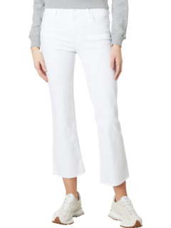 Высокие расклешенные брюки на щиколотке Kelsey с необработанным краем в цвете Optic White KUT from the Kloth