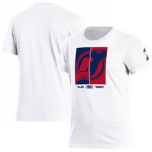 Women's adidas White New Jersey Devils Reverse Retro 2.0 Playmaker T-Shirt Adidas