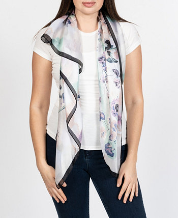Women's Butterfly Botanical Floral Square Scarf Vince Camuto