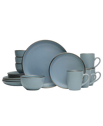 Haslee blue набор посуды, 16 предм. сервиз на 4 персоны Pfaltzgraff