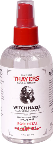 Thayers Witch Hazel Тонер для лица спрей с лепестками розы -- 8 жидких унций Thayers