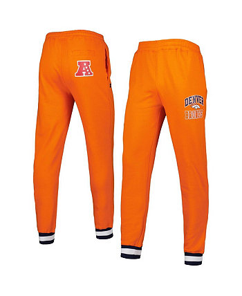 Мужские оранжевые флисовые брюки-джоггеры Denver Broncos Blitz Starter