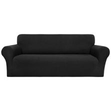 1Piece Stretch Textured Grid Sofa Slipcover Non-skid Couch Cover PiccoCasa