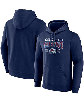 Мужской темно-синий пуловер с капюшоном Colorado Avalanche Big and Tall Dynasty Fanatics