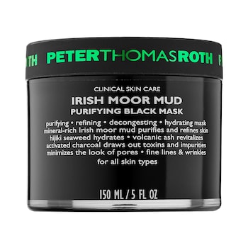 Очищающая черная маска с грязью ирландской мавра Peter Thomas Roth