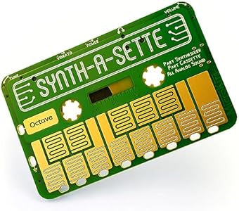 Synth-a-Sette: Портативный аналоговый синтезатор с 13 клавишами, встроенным динамиком и возможностью создания собственной клавиатуры. MicroKits