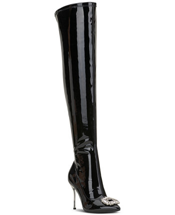 Женские ботфорты Romina с острым носком, украшенные украшением, созданные для Macy's I.N.C. International Concepts