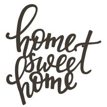 Роскошный металлический вырез для дома &#34;Home Sweet Home&#34; Настенный декор Lavish Home