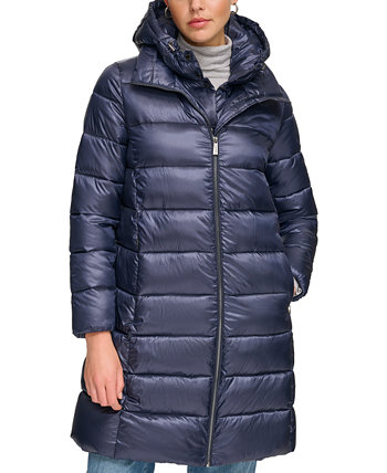 Женское Пуховое Пальто с Капюшоном и Съемным Воротником Calvin Klein Calvin Klein