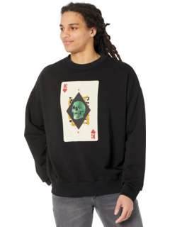 Sweatshirt with Skull Card Just Cavalli