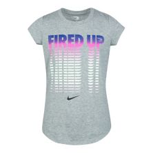 Футболка Nike 3BRAND Fired Up Faded для девочек 7–16 лет от Russell Wilson Nike 3BRAND