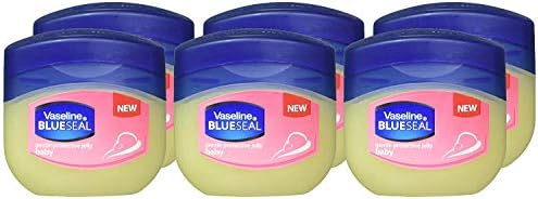 Set of Six Vaseline Baby Gentle Protective Petroleum Jelly- Travel Size, 1.7 Oz, 6 Count (Pack of 1) Vaseline