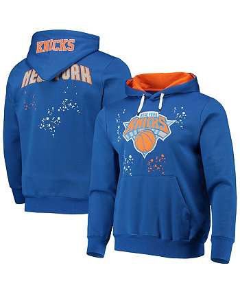 Мужской пуловер с капюшоном Royal New York Knicks Confetti FISLL