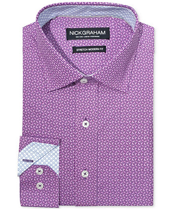 Мужская классическая рубашка углового квадрата Nick Graham