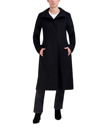 Женское однобортное пальто из смесовой шерсти с воротником-стойкой Cole Haan