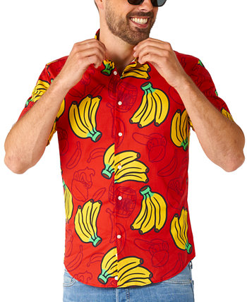 Мужская рубашка с коротким рукавом с рисунком Donkey Kong OppoSuits