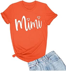 Go All Out Adult Mimi Heart Grandma T-Shirt Go All Out