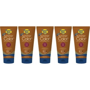 5 Pack Banana Boat Summer Color Self-Tanning Lotion, Deep Dark Color 6oz Each BANANA BOAT