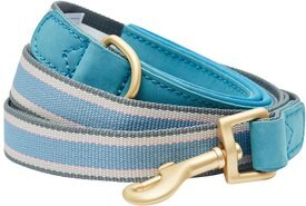 Dogs & Cats & Co. Tricolor Striped Suede Leather & Polyester Dog Leash Dogs & Cats & Co.