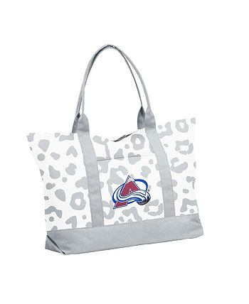 Женская сумка-тоут Colorado Avalanche с леопардовым узором Logo Brand