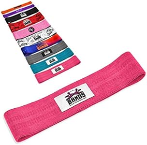 The X Bands Exercise Resistance Bands - Non-Slip Extra Thick Fabric Hip Loop Booty Bands - 20, 30, 40, 50 lb - Fitness Workout for Legs, Butt Training, Stretching, Yoga The X Bands