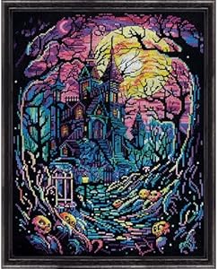 Design Works Crafts Haunted House Counted Cross Stitch Kit Design Works