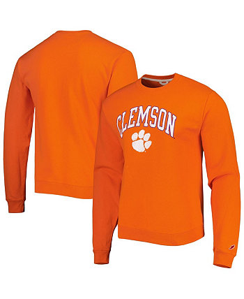 Мужской оранжевый флисовый пуловер Clemson Tigers 1965 Arch Essential свитшот League Collegiate Wear