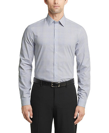 Мужская классическая рубашка Slim Fit из стали без морщин Calvin Klein
