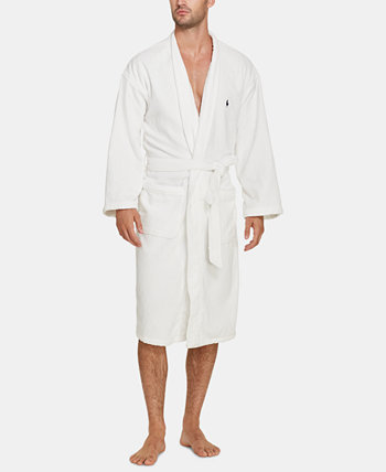 Мужской халат из хлопка с шалью для больших и высоких размеров Ralph Lauren