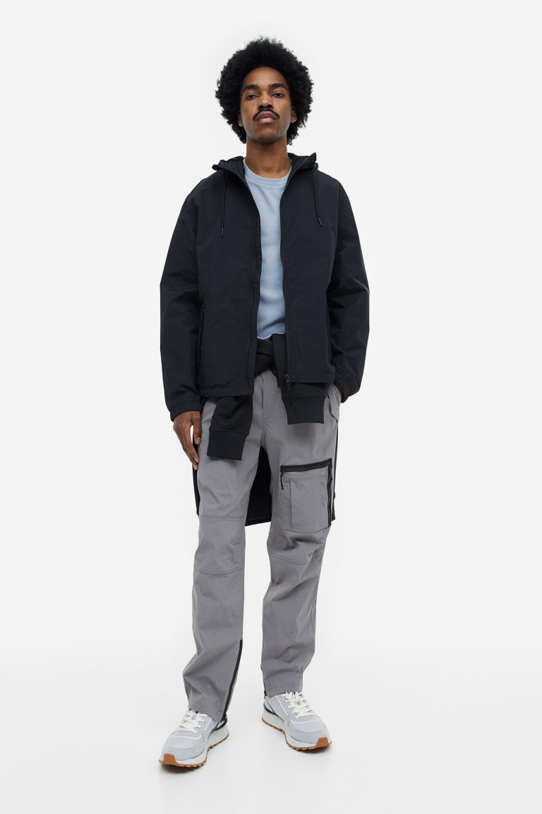 Нейлоновые брюки-карго стандартной посадки H&M