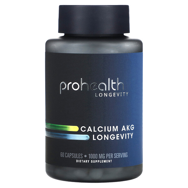 Кальций AKG для долголетия - 1000 мг - 60 капсул - ProHealth Longevity ProHealth Longevity
