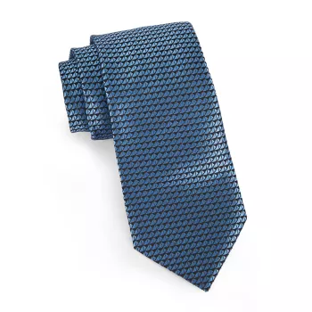 Шелковый треугольный галстук Zegna
