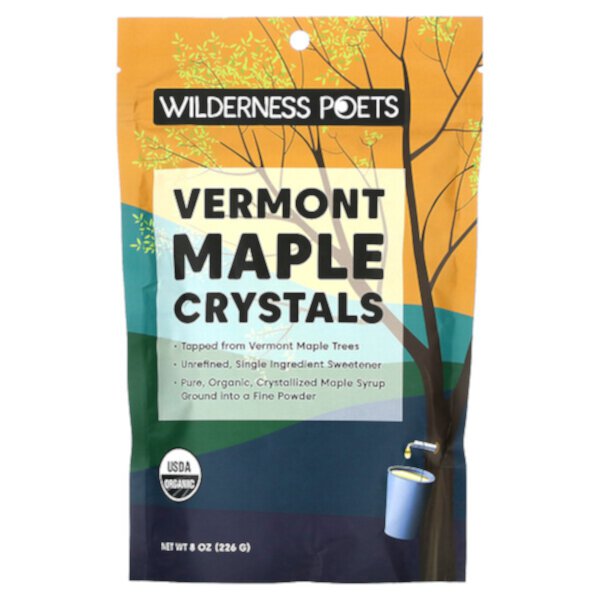 Кленовые кристаллы, 8 унций (226,8 г) Wilderness Poets