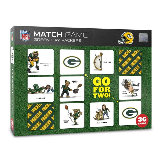 Green Bay Packers Licensed Memory Match Game YouTheFan